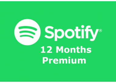 Spotify 12 months Premium Account
