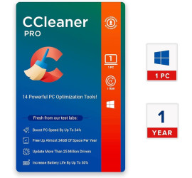 CCleaner Professional 2024 Key (1an / 1PC)
