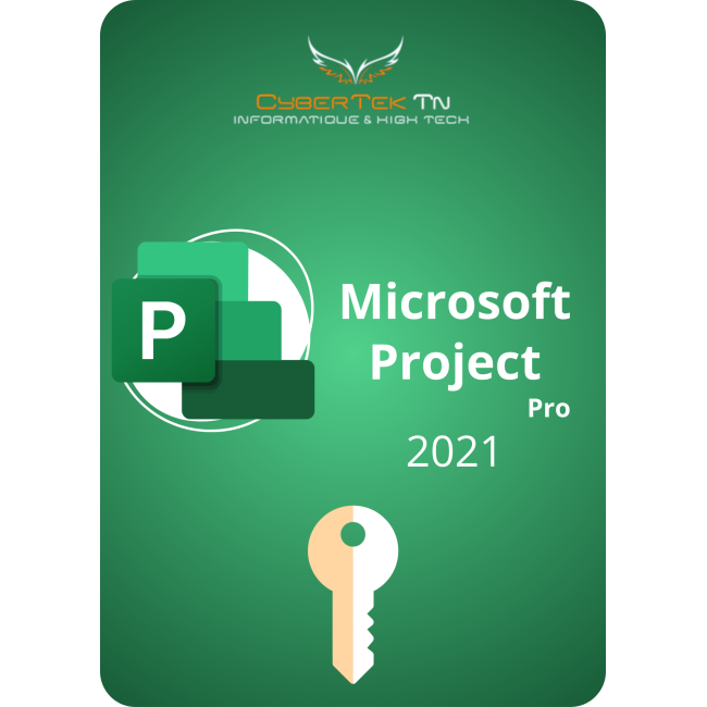 Microsoft Project 2021 Professional Retail – Activation en ligne