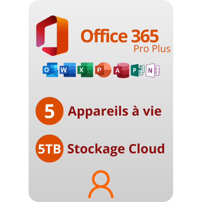Microsoft Office 365 Pro Plus Account Lifetime 5 Devices