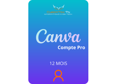 Compte d'abonnement Canva Pro - 12 Mois