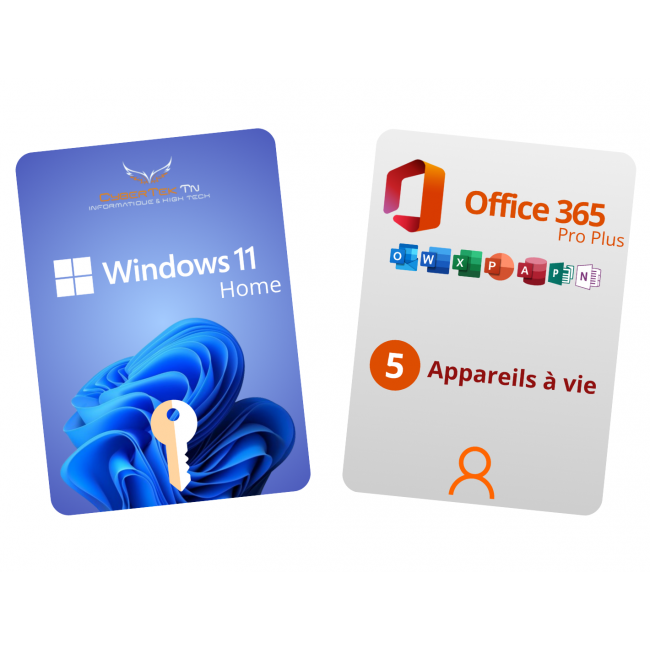 Pack Windows 11 + COMPTE Office 365 Pro Plus Pack Windows 11 + COMPTE Office 365 Pro Plus