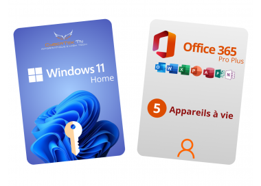 Pack Windows 11 + COMPTE Office 365 Pro Plus