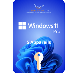 Microsoft Windows 11 Pro Cd Key 5 Appareils Retail