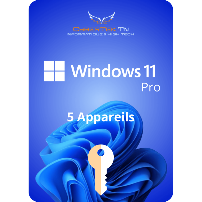 Microsoft Windows 11 Pro Cd Key 5 Appareils Retail