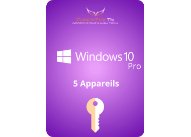 Microsoft Windows 10 Professional Cd Key 5 Appareils Retail