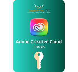 Adobe Creative Cloud Toutes les applications - Clé d'abonnement 1 Mois