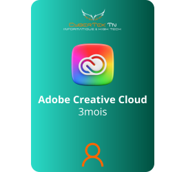 Adobe Creative Cloud Toutes les applications - Compte d'abonnement 3 Mois