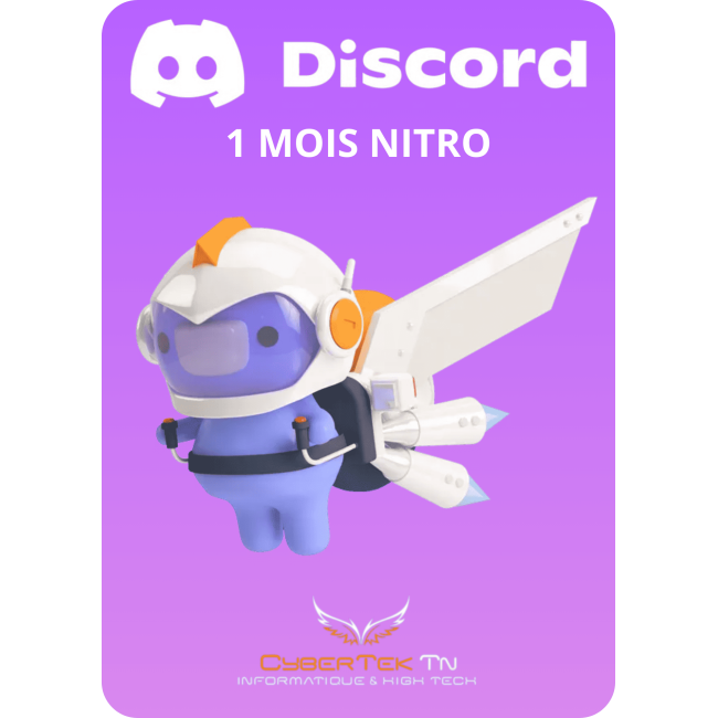 Discord Nitro - Cadeau d'abonnement 1 mois