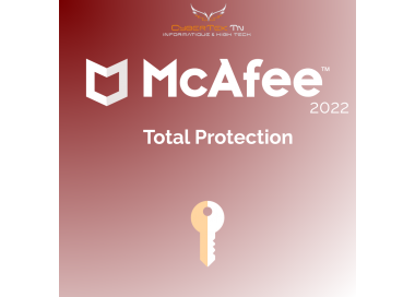 Clé McAfee AntiVirus 2022 (1an/ 1PC)