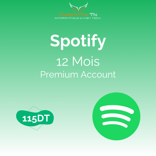 Spotify Premium 12 mois